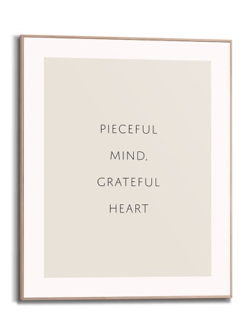 Orangewallz Druk artystyczny "Peaceful Mind" w ramce