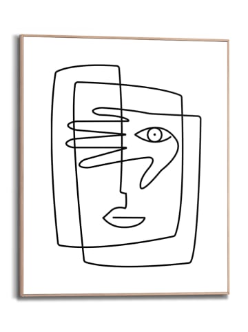 Orangewallz Gerahmter Kunstdruck "Picasso Style Figure"