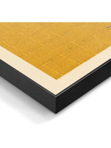 Orangewallz Ingelijste kunstdruk "O. Korin" - (B)90 x (H)60 cm