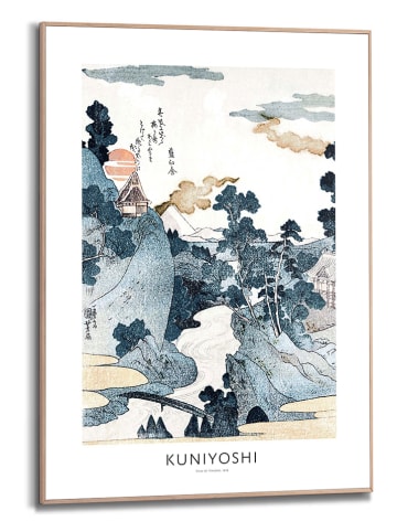 Orangewallz Gerahmter Kunstdruck "Japanese Mountains"