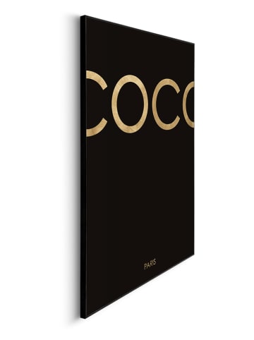 Orangewallz Gerahmter Kunstdruck "Paris Gold"