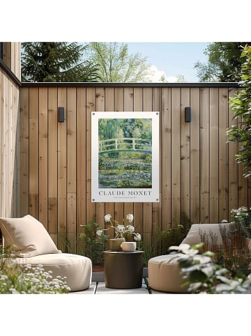 Orangewallz Outdoor-Kunstdruck "Claude Monet"