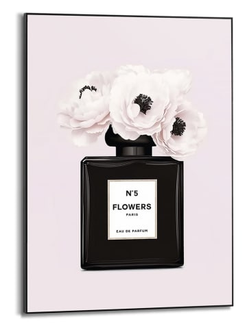 Orangewallz Ingelijste kunstdruk "Perfume Bottle Flowers"