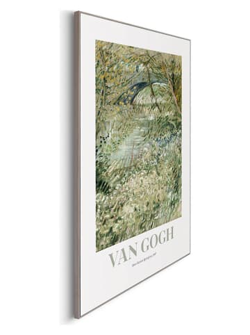 Orangewallz Gerahmter Kunstdruck "Van Gogh - River Bank in Springtime"
