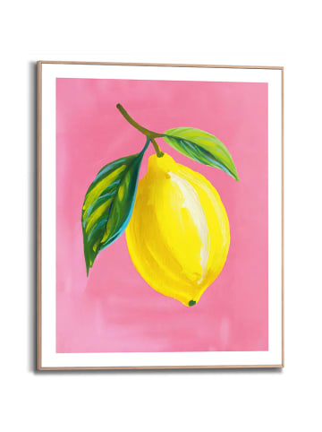 Orangewallz Gerahmter Kunstdruck "Juicy Lemon"