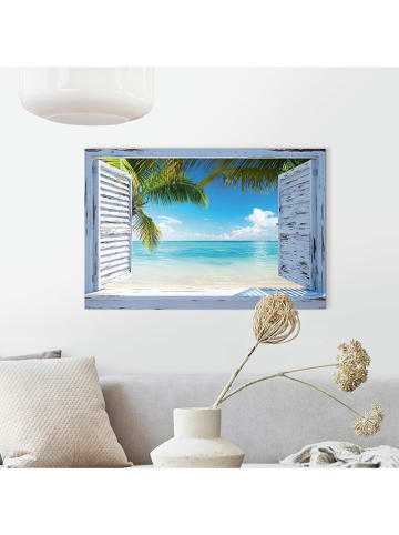 Orangewallz Kunstdruk "Beach Shutters"