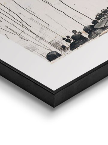 Orangewallz Druk artystyczny "Strange Things" w ramce