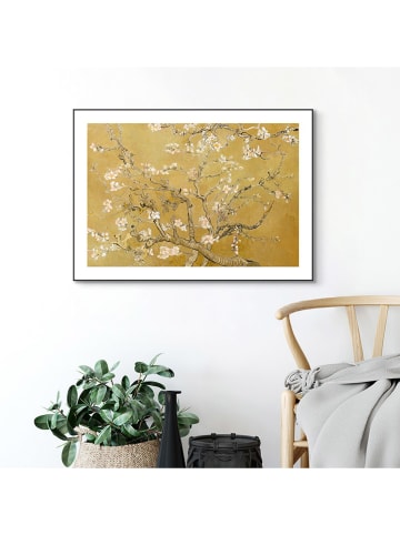 Orangewallz Druk artystyczny "Van Gogh - almondblossom gold" w ramce