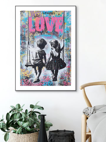 Orangewallz Gerahmter Kunstdruck "Young Love"