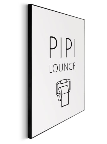 Orangewallz Gerahmter Kunstdruck "Pipi"