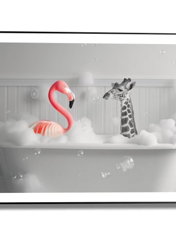 Orangewallz Gerahmter Kunstdruck "Bathing Buddie"