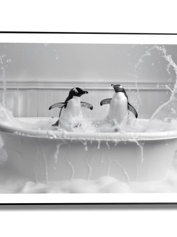 Orangewallz Ingelijste kunstdruk "Splashing Fun"