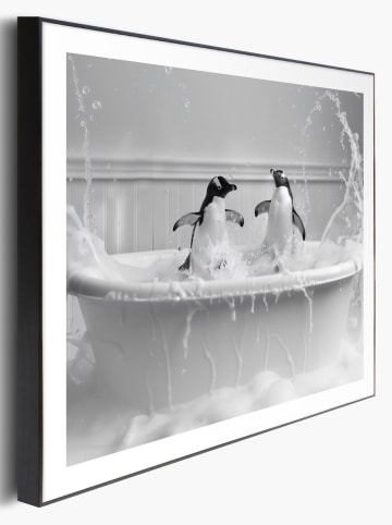 Orangewallz Ingelijste kunstdruk "Splashing Fun"