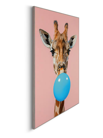 Orangewallz Gerahmter Kunstdruck "Giraffe Gum"
