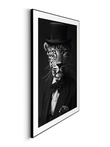 Orangewallz Druk artystyczny "Panther Sui" w ramce