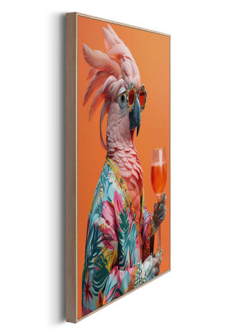 Orangewallz 2er-Set. Gerahmhmte Kunstdrucke "Cheers"