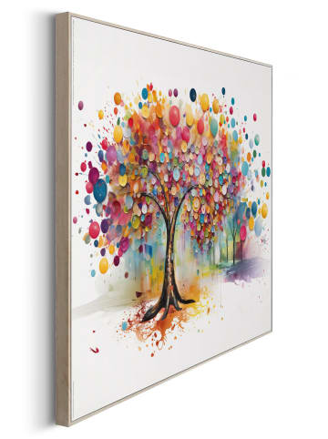 Orangewallz Gerahmter Kunstdruck "Colour Tree"