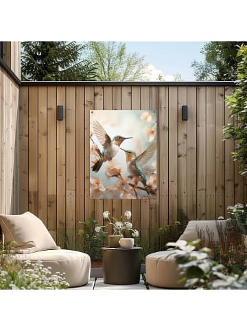 Orangewallz Outdoor-Kunstdruck "Hummingbirds Soft"