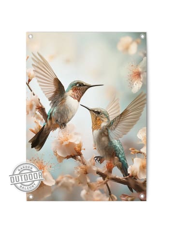 Orangewallz Outdoor kunstdruk "Hummingbirds Soft"