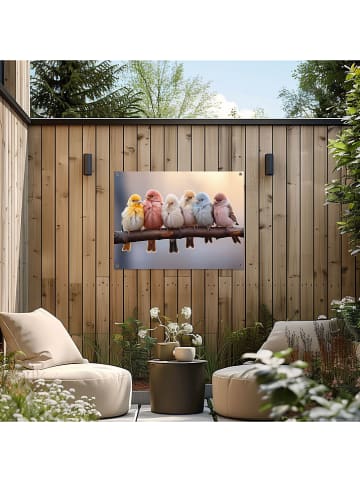 Orangewallz Outdoor-Kunstdruck "Little Birdies"