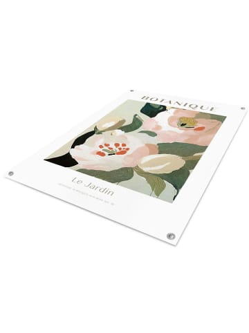 Orangewallz Outdoor-Kunstdruck "Jardin Pastels"