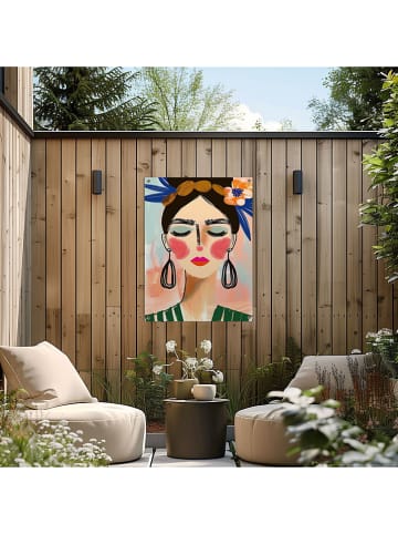 Orangewallz Zewnętrzny druk artystyczny "Spring Lady"