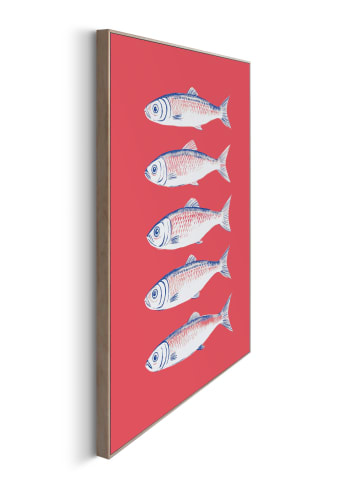 Orangewallz Gerahmter Kunstdruck "Sardines"