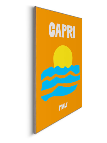 Orangewallz Gerahmter Kunstdruck "Destination Capri"