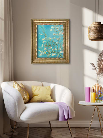 Orangewallz Gerahmter Kunstdruck "Van Gogh - almondblossom"