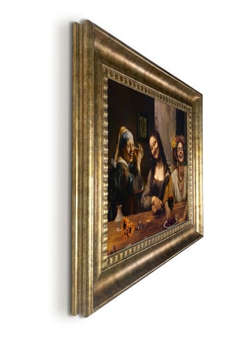 Orangewallz Gerahmter Kunstdruck "Girls Night Out"