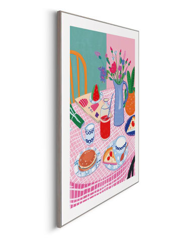 Orangewallz Ingelijste kunstdruk "Sweet Table" - (B)50 x (H)70 cm