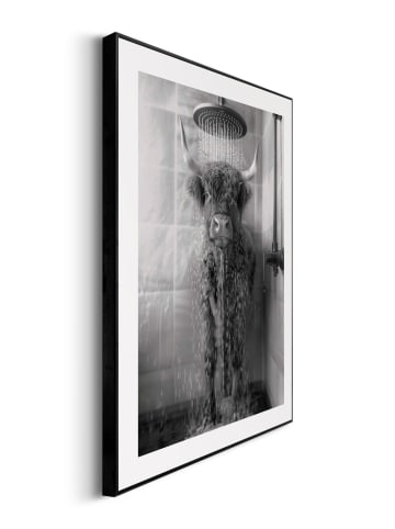 Orangewallz 3er-Set: Gerahmte Kunstdrucke "Highlander Water"