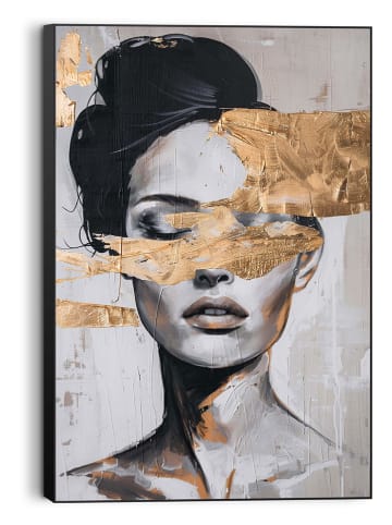 Orangewallz Druk artystyczny "Golden Cover I" w ramce