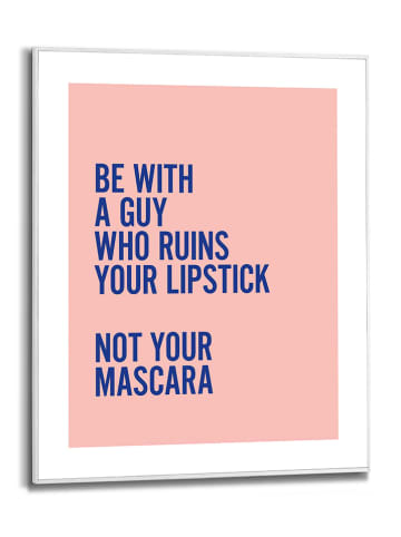 Orangewallz Gerahmter Kunstdruck "Lipstick and Mascara"