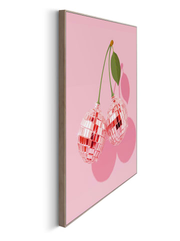 Orangewallz Gerahmter Kunstdruck "Glitter Bal Cherries Sweet"