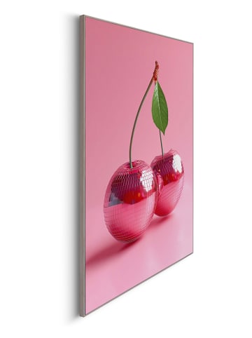 Orangewallz Ingelijste kunstdruk "Glitter Bal Cherries" - (B)50 x (H)70 cm