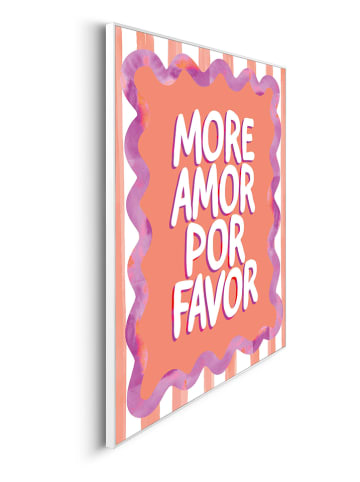 Orangewallz Gerahmter Kunstdruck "More Amor"
