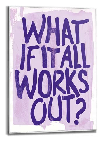 Orangewallz Gerahmter Kunstdruck "What if it all"