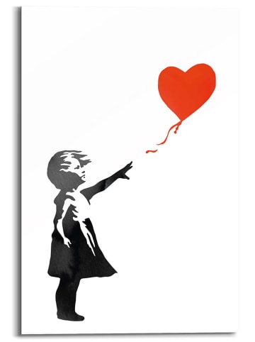 Orangewallz Druk artystyczny "Girl With Red Balloon"