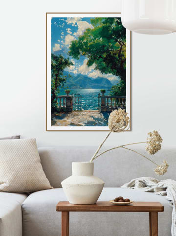 Orangewallz Druk artystyczny "Italian Terrace" w ramce