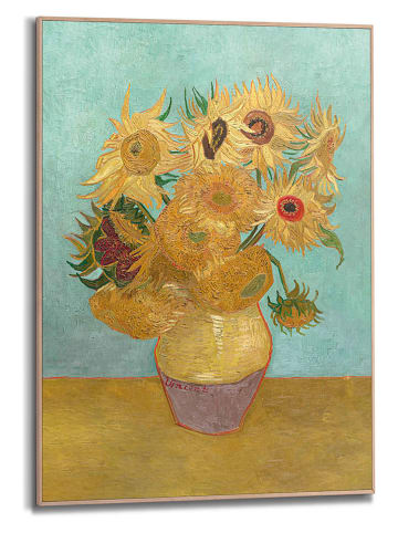Orangewallz Druk artystyczny "Van Gogh - Sunflowers" w ramce