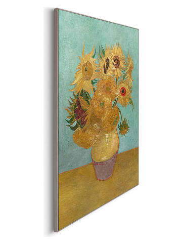 Orangewallz Druk artystyczny "Van Gogh - Sunflowers" w ramce