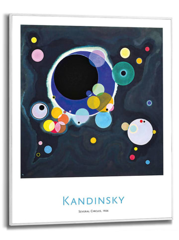 Orangewallz Druk artystyczny "Wassily Kandinsky - several circles" w ramce