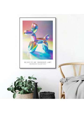 Orangewallz Druk artystyczny "Art Balloon Dog" w ramce