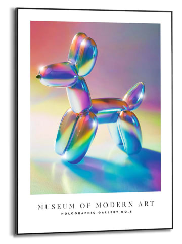 Orangewallz Ingelijste kunstdruk "Art Balloon Dog"