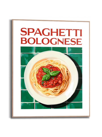 Orangewallz Druk artystyczny "Spaghetti Bolognese" w ramce