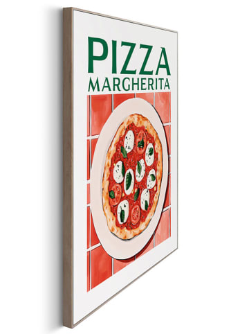 Orangewallz Gerahmter Kunstdruck "Pizza Margherita"