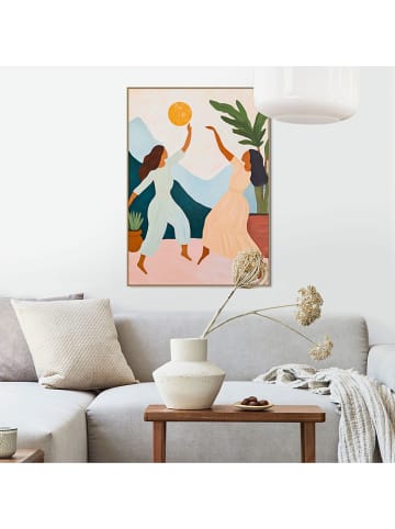 Orangewallz Druk artystyczny "Fauve Woman" w ramce