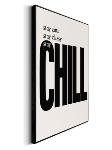 Orangewallz 3-delige set: ingelijste kunstdrukken "Chill Chaos Home"