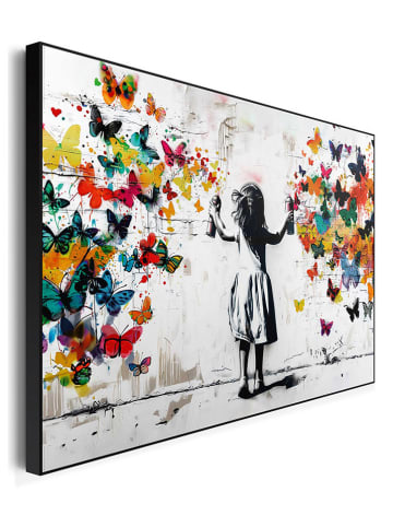 Orangewallz Gerahmter Kunstdruck "Spray of Butterflies"